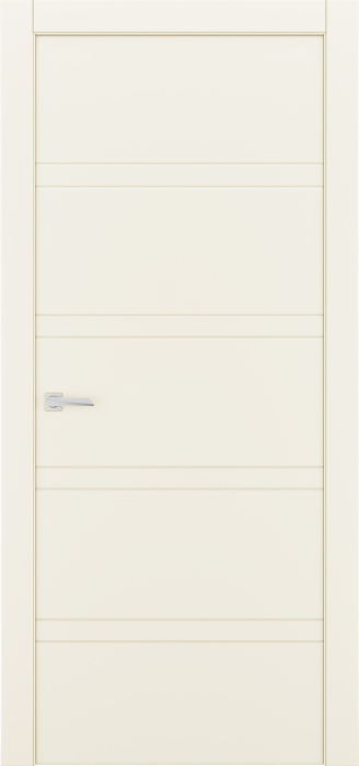 Міжкімнатні двері Estetdoors Lines 14 RAL9001 Глухі Фарба