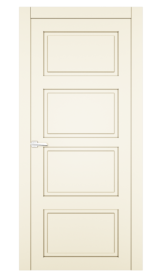 Міжкімнатні двері Estetdoors Grand 1D /1.4 RAL9001 Глухі Фарба