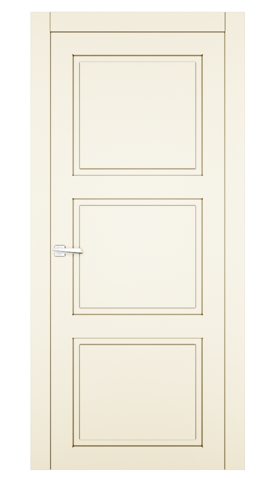 Міжкімнатні двері Estetdoors Grand 1D /1.31 RAL9001 Глухі Фарба