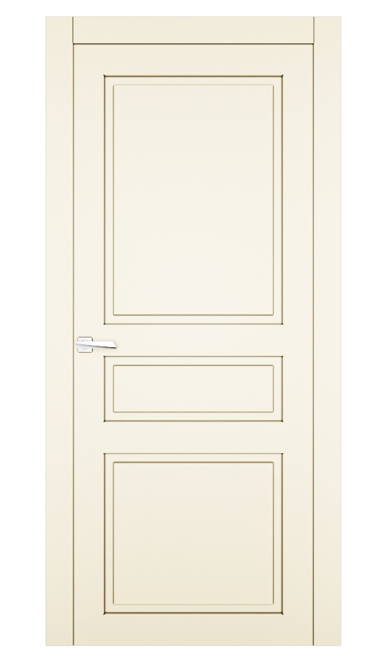Міжкімнатні двері Estetdoors Grand 1D /1.32 RAL9001 Глухі Фарба