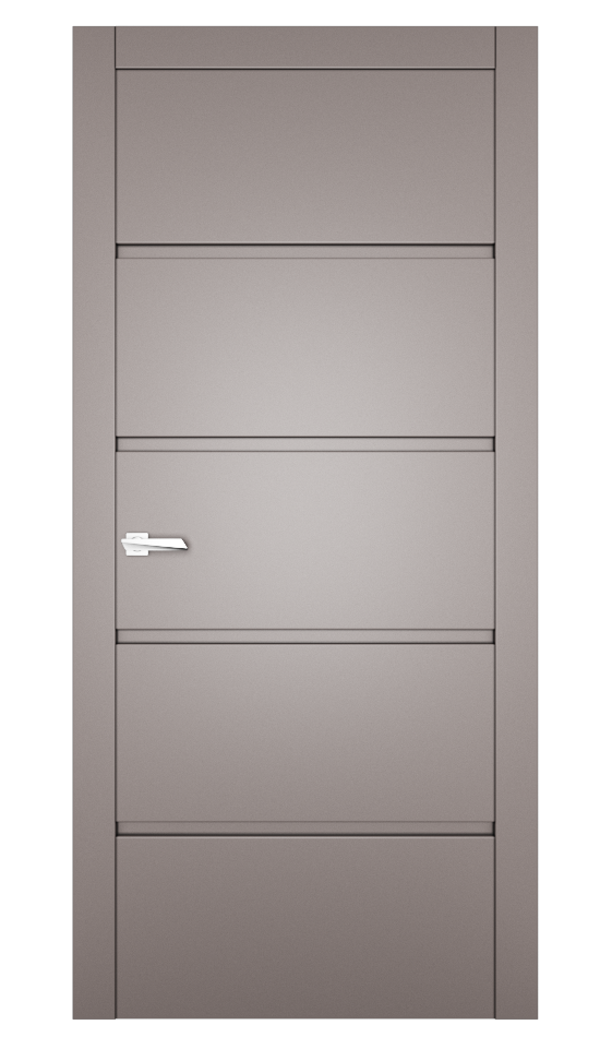 Міжкімнатні двері Estetdoors Grand 1D /2 RAL7036 Глухі Фарба