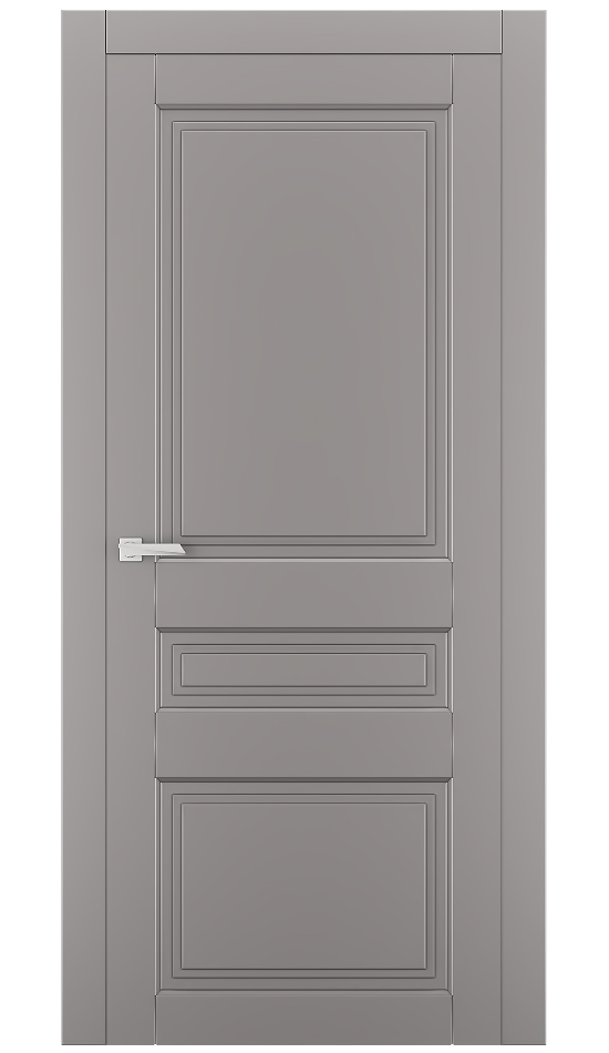 Міжкімнатні двері Estetdoors Grand 2D /1.3 RAL7036 Глухі Фарба