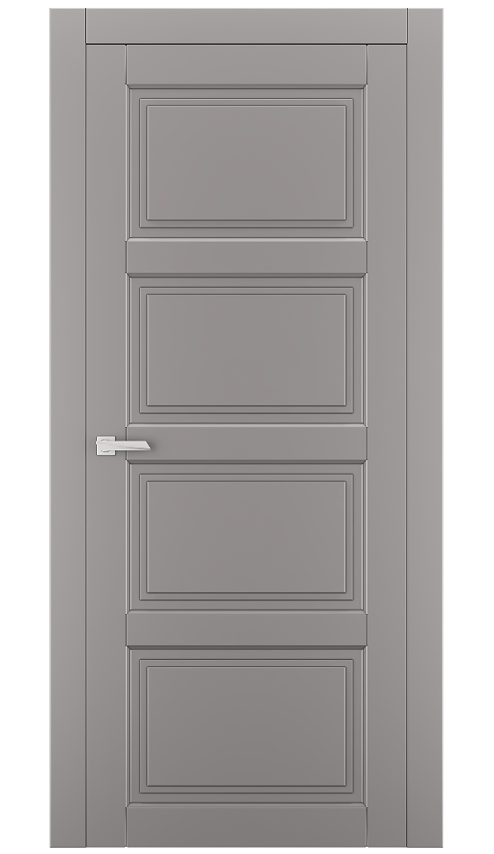 Міжкімнатні двері Estetdoors Grand 2D /1.4 RAL7036 Глухі Фарба