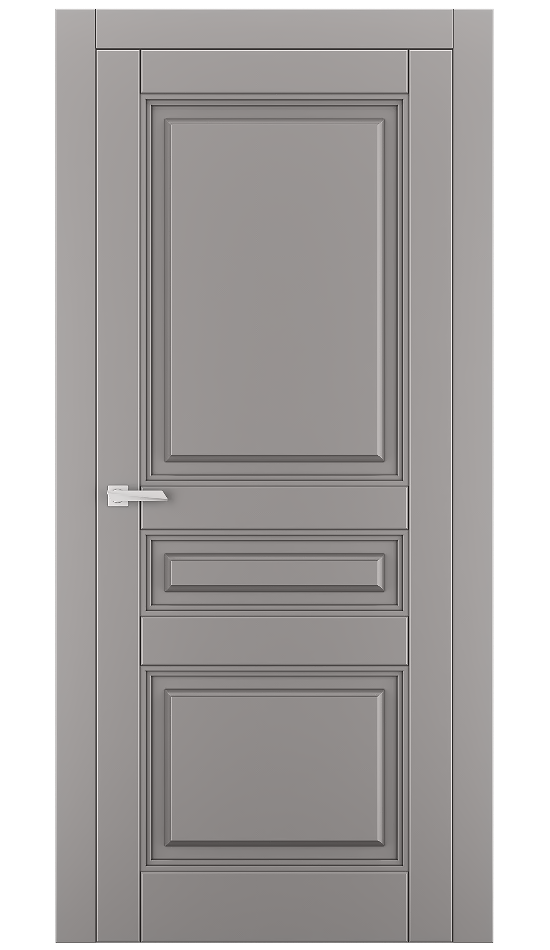 Міжкімнатні двері Estetdoors Grand 2D /2.3 RAL7036 Глухі Фарба