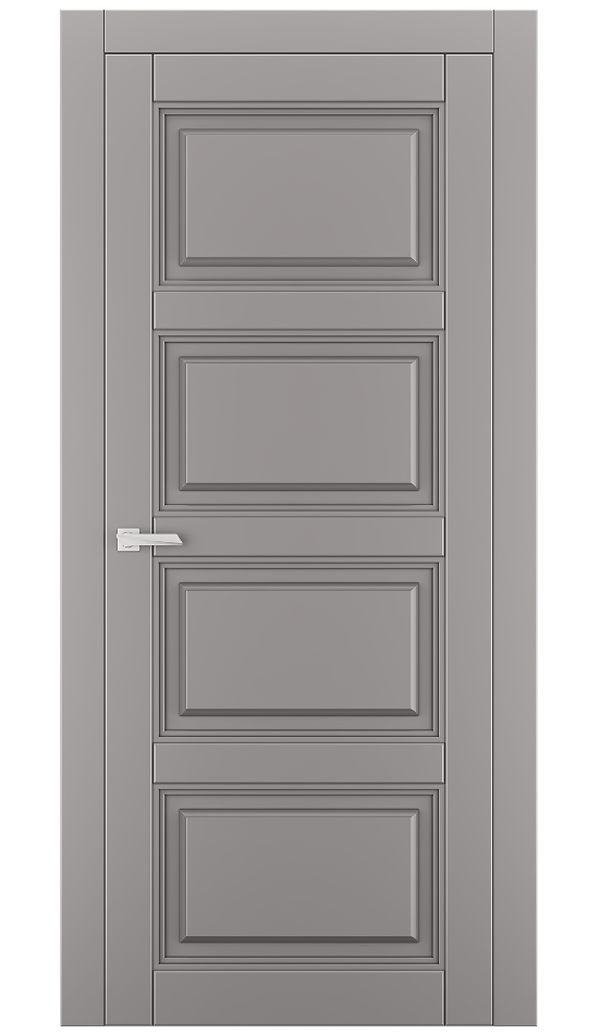 Міжкімнатні двері Estetdoors Grand 2D /2.4 RAL7036 Глухі Фарба