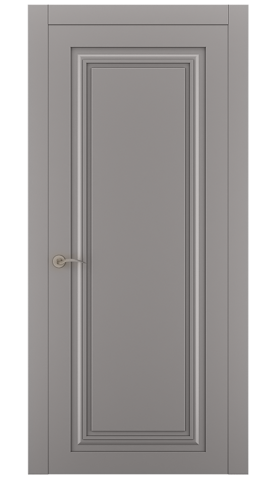 Міжкімнатні двері Estetdoors Grand 2D /4.1 RAL7036 Глухі Фарба