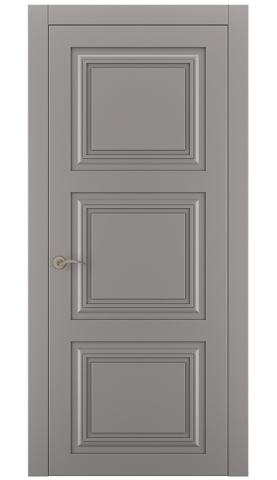 Міжкімнатні двері Estetdoors Grand 2D /4.3 RAL7036 Глухі Фарба