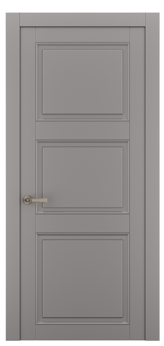 Міжкімнатні двері Estetdoors Grand 3D /4 RAL7036 Глухі Фарба