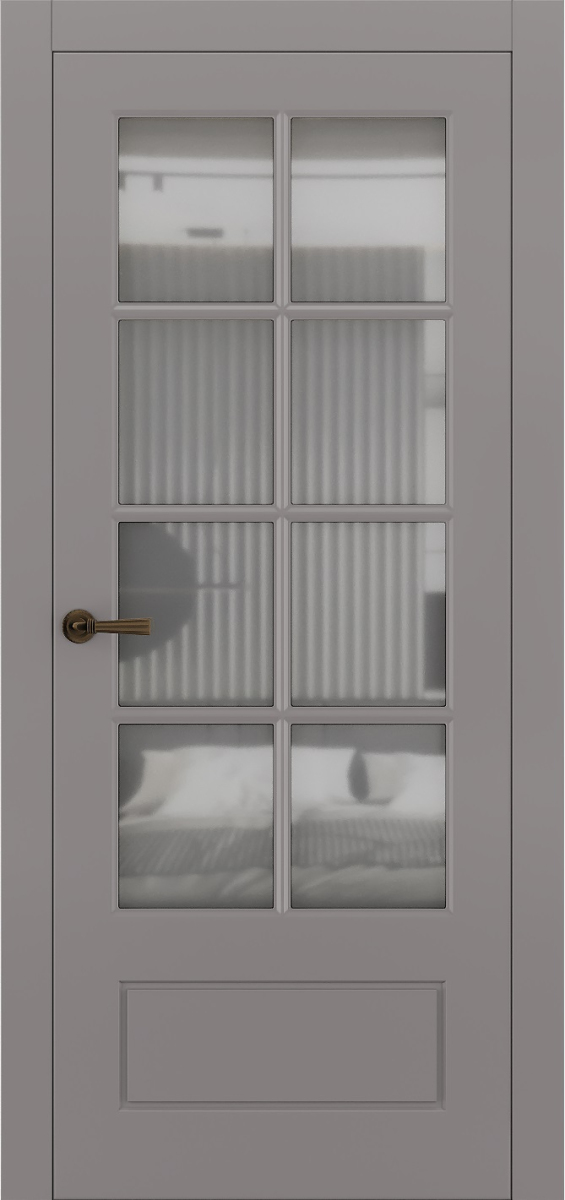 Міжкімнатні двері Estetdoors Elite 2 RAL7036 Сатин білий Фарба