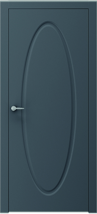 Міжкімнатні двері Azora Duo-12 RAL7016 Глухі Фарба