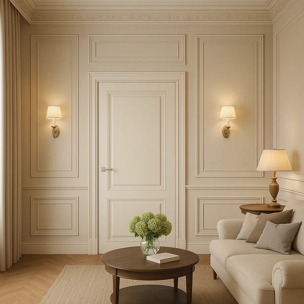 Міжкімнатні двері Estetdoors Grand 2D /1.1 RAL9001 Глухі Фарба Двері в інтер'єрі