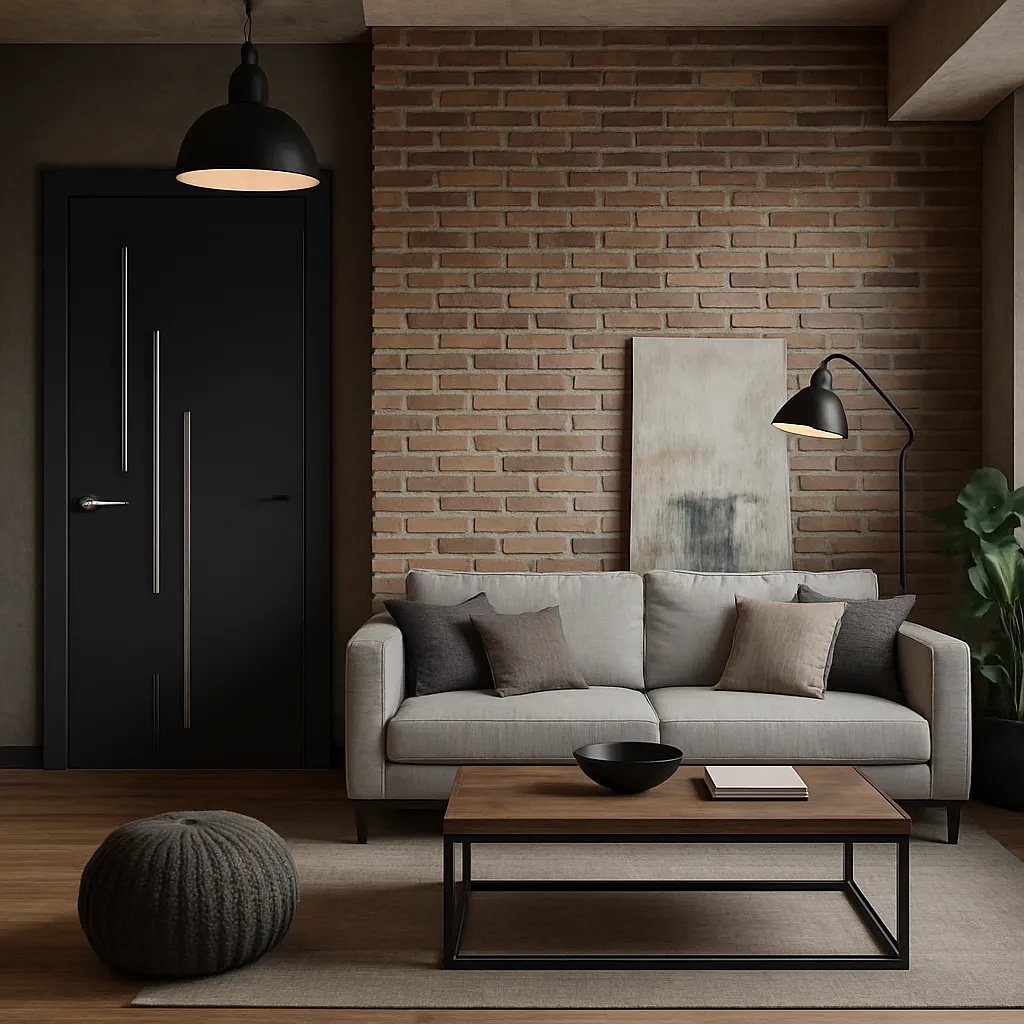 Міжкімнатні двері Estetdoors Molding 3.1 В RAL7016 Глухі Фарба Двері в інтер'єрі