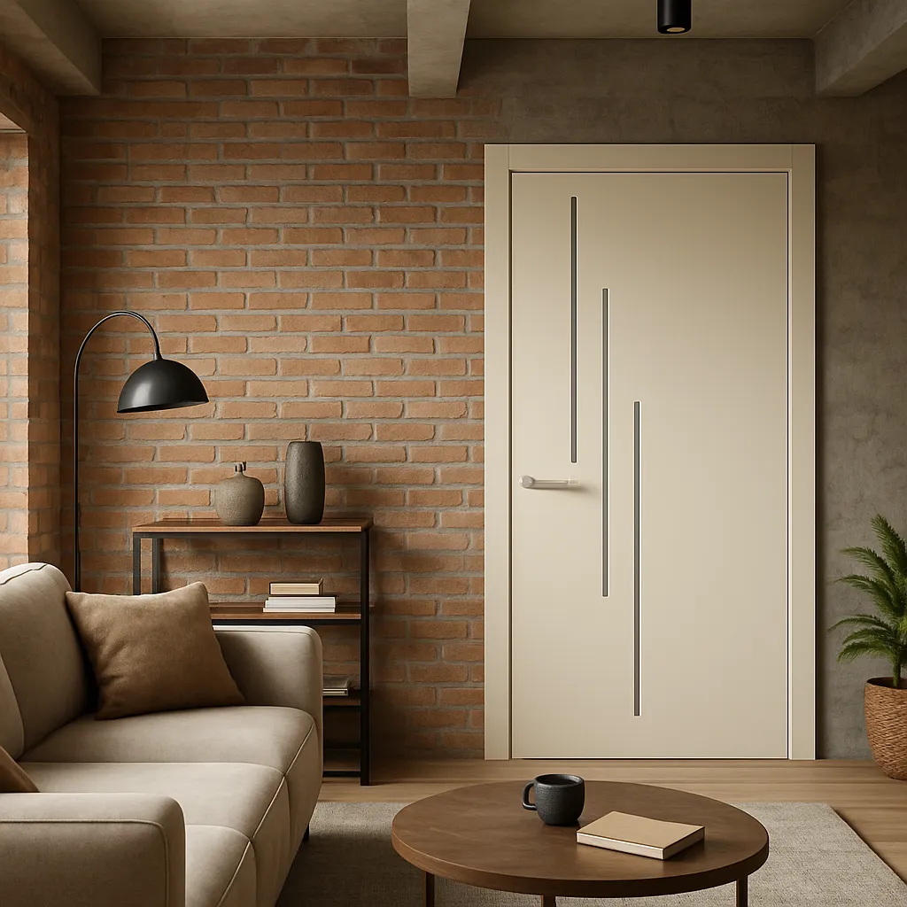 Міжкімнатні двері Estetdoors Molding 3.1 В RAL9001 Глухі Фарба Двері в інтер'єрі